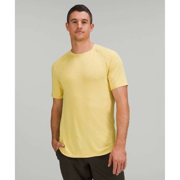Lululemon Heathered Soleil Drysense Training Short Sleeve Shirt Mens Size XS